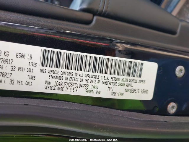 Jeep Grand Cherokee Laredo 2014 1C4RJFAG5EC104783 Image 9