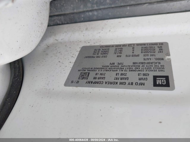 Buick Encore 2016 KL4CJASB1GB641486 Image 9