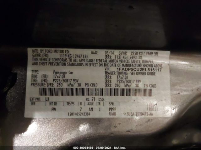 1FADP5CU2EL515117 Ford C-max Energi Sel