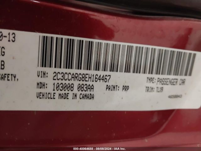 2C3CCARG8EH164467 Chrysler 300