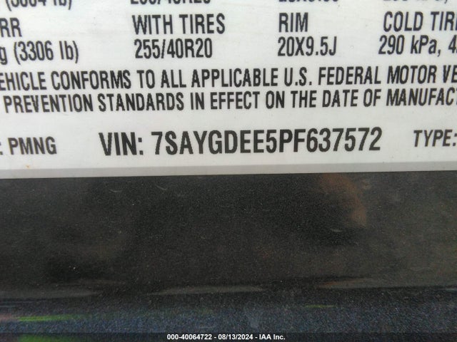 2023 TESLA MODEL Y 7SAYGDEE5PF637572 Photo 8