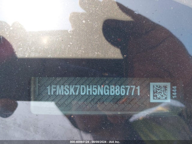 Ford EXPLORER XLT 2022 1FMSK7DH5NGB86771 Image 9