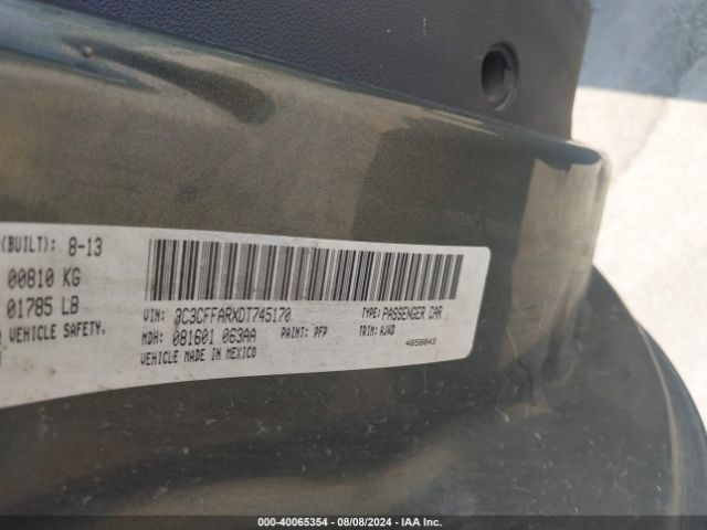 2013 FIAT 500 3C3CFFARXDT745170 Photo 8