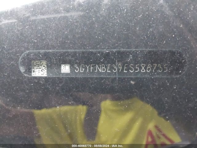3GYFNBE39ES586735 Cadillac Srx Luxury Collection