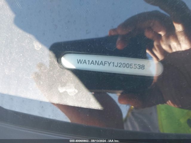 WA1ANAFY1J2005538 Audi Q5 2.0t Premium/2.0t Tech Premium