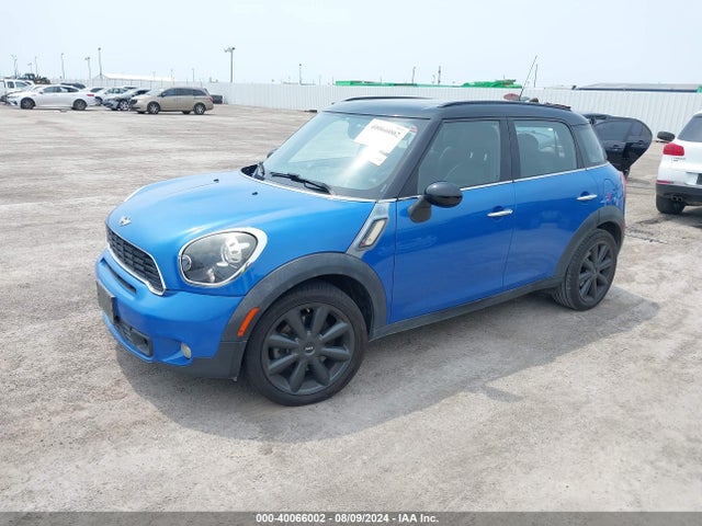 2012 MINI COOPER S COUNTRYMAN WMWZC3C52CWL86412 Photo 1