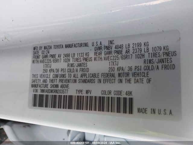 7MMVABDM0RN203577 Mazda Cx-50 2.5 S Premium