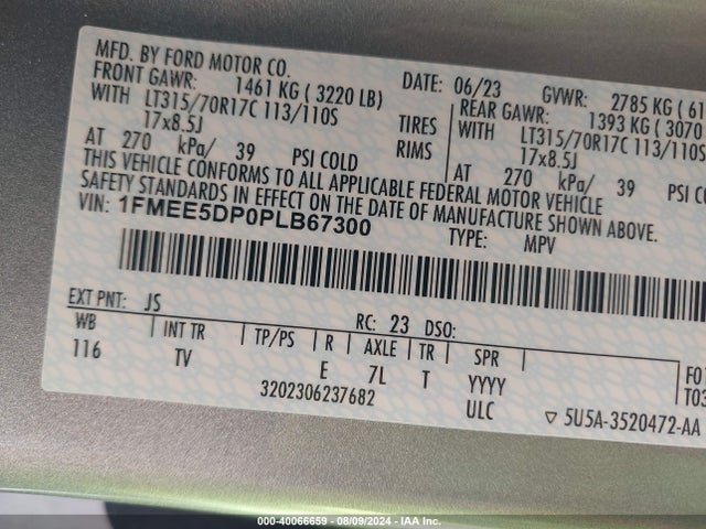 Ford Bronco Wildtrak 2023 1FMEE5DP0PLB67300 Image 9
