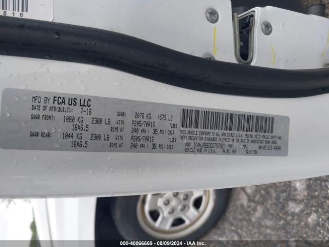 1C4NJRBB3GD797921 Jeep Patriot Sport