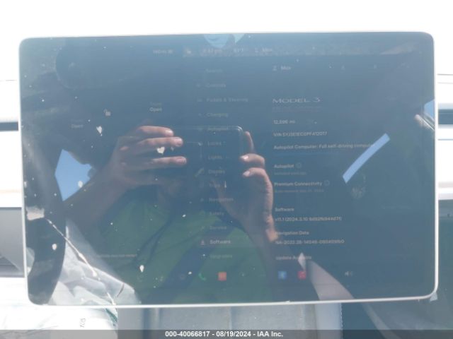 5YJ3E1EC0PF412017 Tesla MODEL 3