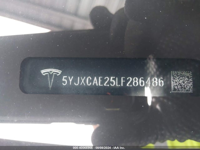 5YJXCAE25LF286486 Tesla Model X Long Range Dual Motor All-wheel Drive/long Range Plus Dual Motor All-wheel Drive