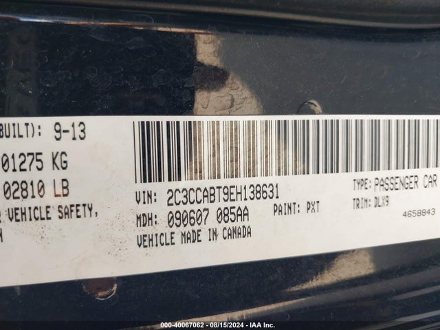 2C3CCABT9EH138631 Chrysler 300 S