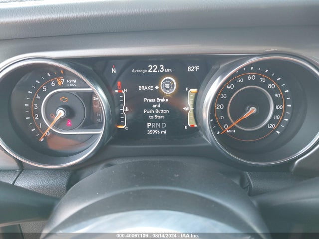 1C6HJTFG4PL540019 Jeep Gladiator Overland 4x4