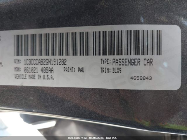 1C3CCCAB2GN191282 Chrysler 200 Limited Platinum