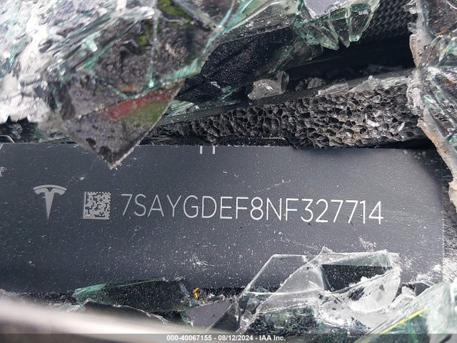 2022 TESLA MODEL Y 7SAYGDEF8NF327714 Photo 8