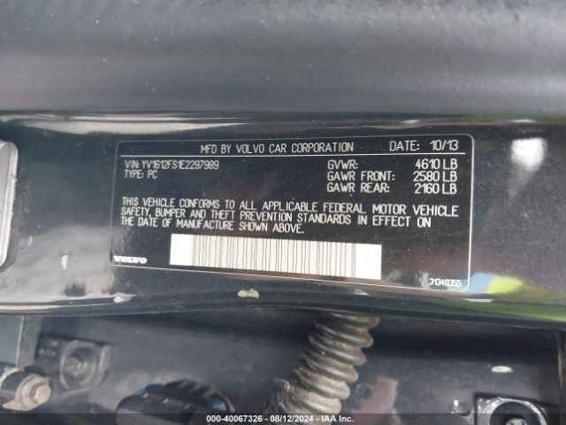 YV1612FS1E2297989 Volvo S60 T5/t5 Platinum/t5 Premier/t5 Premier Plus
