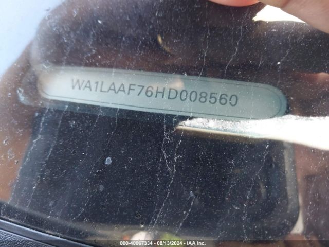WA1LAAF76HD008560 Audi Q7 3.0t Premium