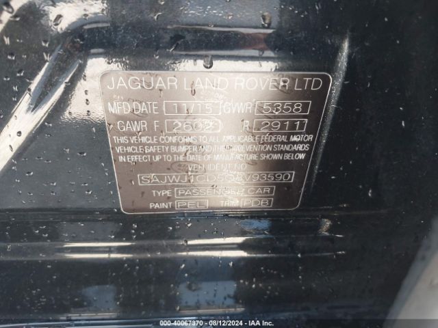 SAJWJ1CD5G8V93590 Jaguar Xj R-sport