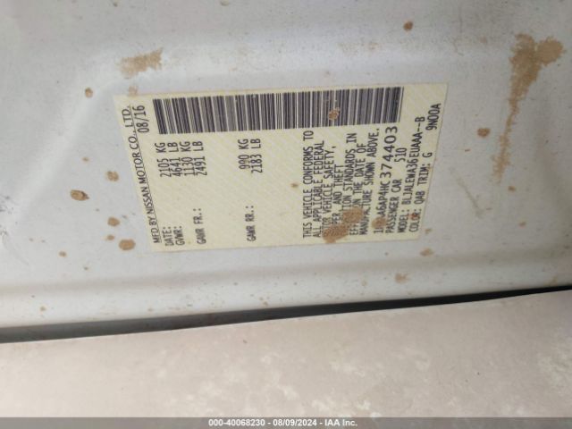 1N4AA6AP4HC374403 Nissan Maxima 3.5 Sl