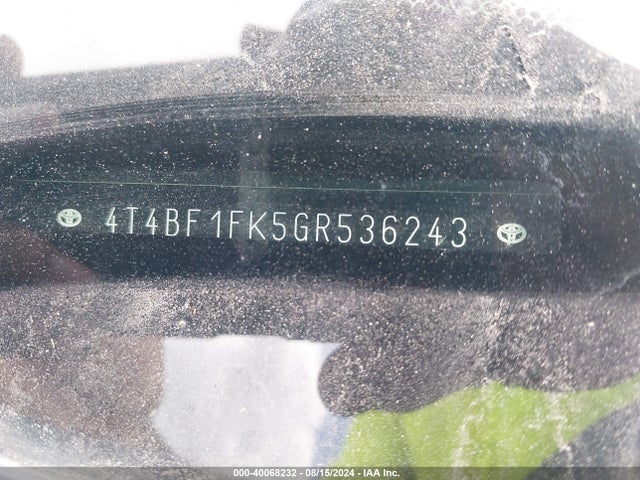 Toyota CAMRY LE 2016 4T4BF1FK5GR536243 Image 9