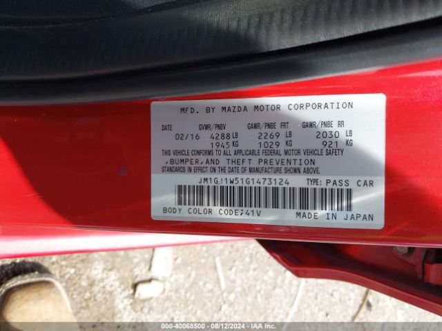 JM1GJ1W51G1473124 Mazda Mazda6 I Grand Touring