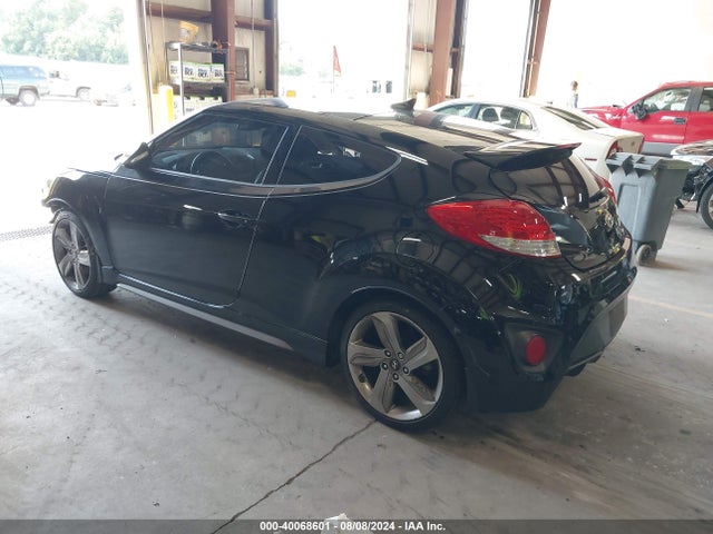 Hyundai Veloster Turbo W/black 2014 KMHTC6AEXEU207363 Image 3