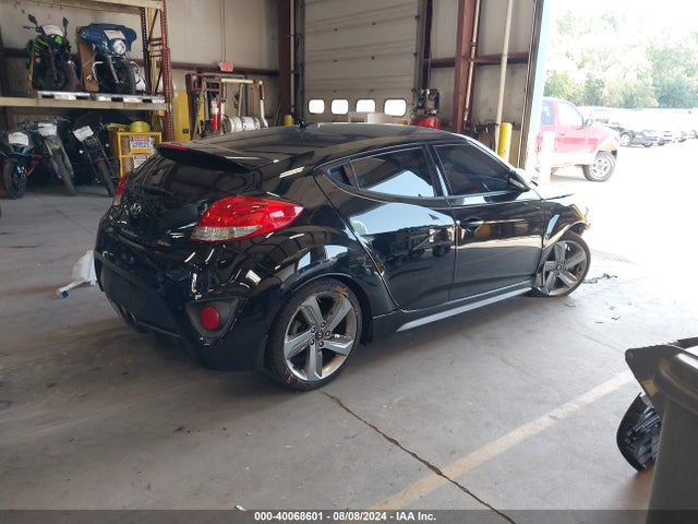 Hyundai Veloster Turbo W/black 2014 KMHTC6AEXEU207363 Image 4