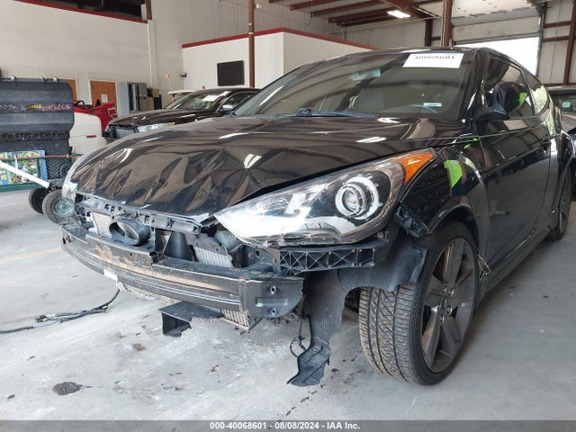 Hyundai Veloster Turbo W/black 2014 KMHTC6AEXEU207363 Image 6