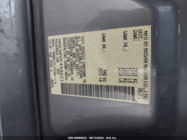 1N4AL3AP1FC454621 Nissan Altima 2.5 S