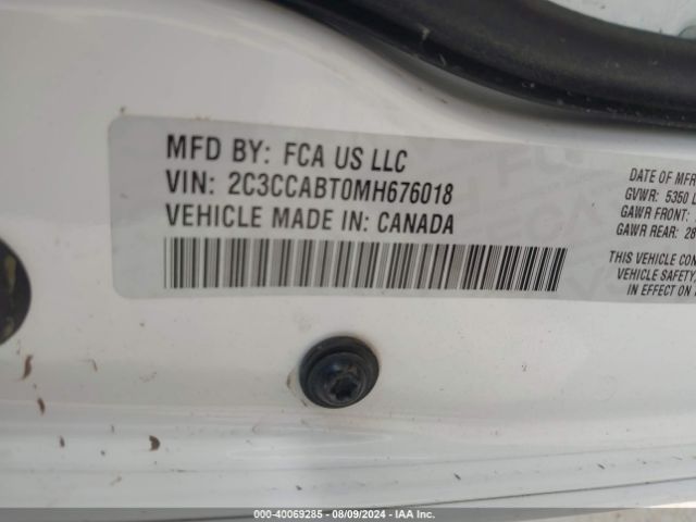 2C3CCABT0MH676018 Chrysler 300