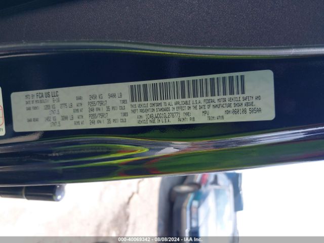 1C4BJWDG1GL278771 Jeep Wrangler Unlimited Sport