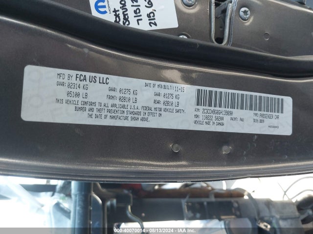 Dodge Charger Se 2016 2C3CDXBG8GH139890 Image 9
