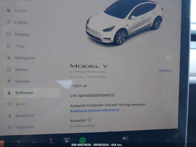 2023 TESLA MODEL Y 7SAYGDEE0PA096072 Photo 6