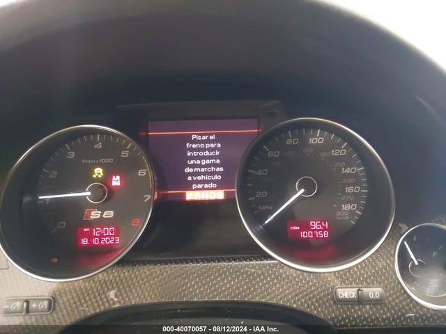 2007 AUDI S8 WAUPN44E07N009322 Photo 6