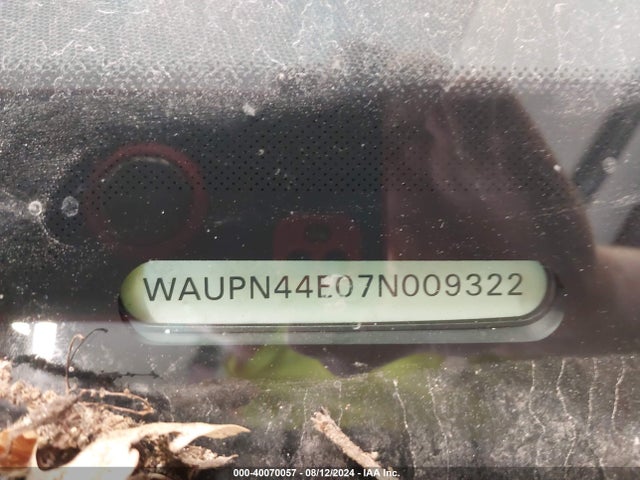 2007 AUDI S8 WAUPN44E07N009322 Photo 8