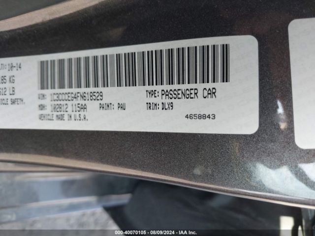 1C3CCCEG4FN618529 Chrysler 200 C