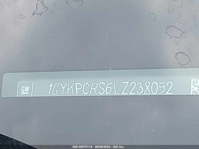 1GYKPCRS6LZ238052 Cadillac Xt6 Fwd Premium Luxury