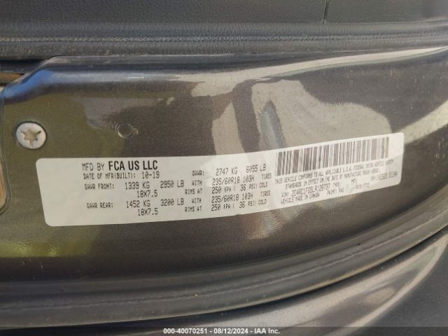 2C4RC1FG5LR128737 Chrysler Pacifica Touring