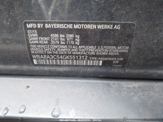 WBA8A3C54GK551312 BMW 320i Xdrive