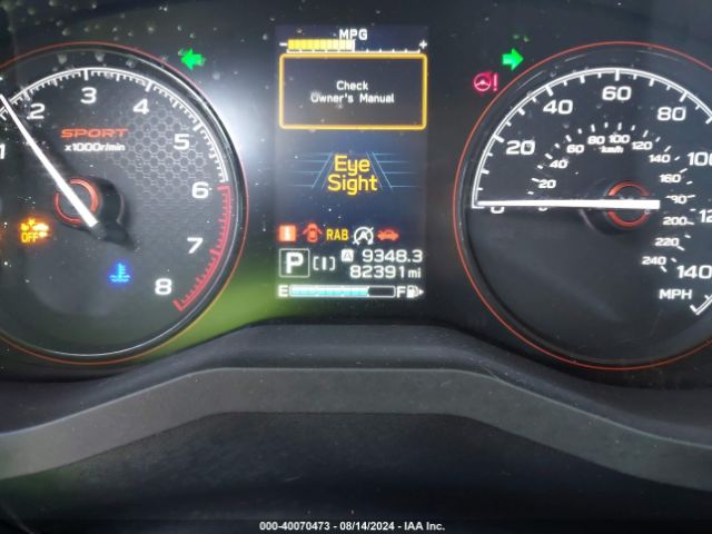 JF2SKAKCXKH428809 Subaru Forester Sport