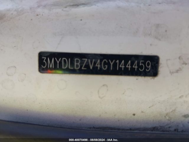 3MYDLBZV4GY144459 Scion IA