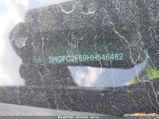 Honda Civic Lx 2017 2HGFC2F59HH546482 Image 9