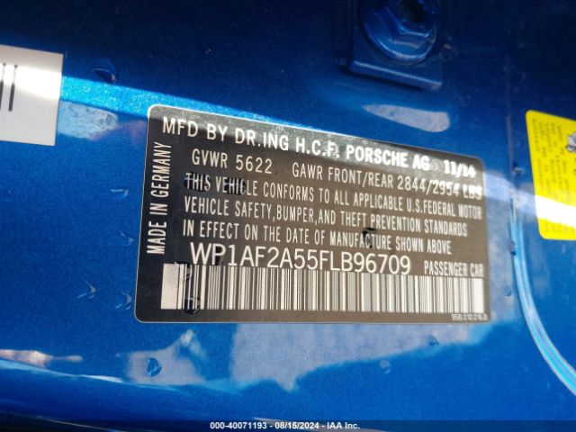 WP1AF2A55FLB96709 Porsche Macan Turbo