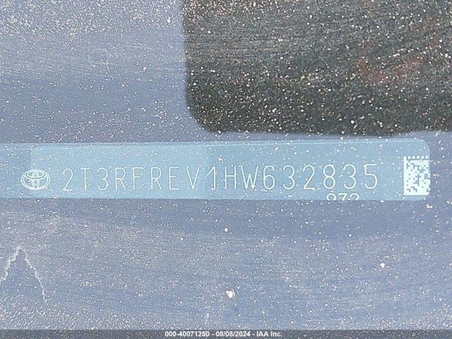Toyota Rav4 Xle 2017 2T3RFREV1HW632835 Image 17