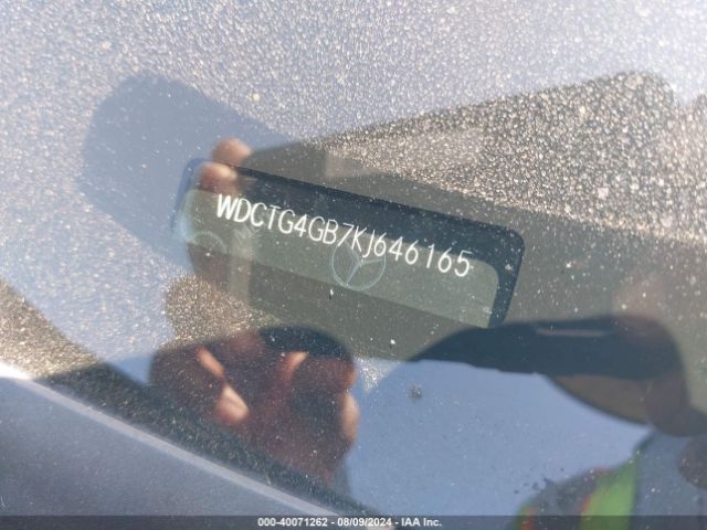 WDCTG4GB7KJ646165 Mercedes-Benz Gla 250 4matic