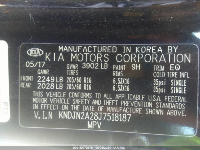 KNDJN2A28J7518187 KIA Soul