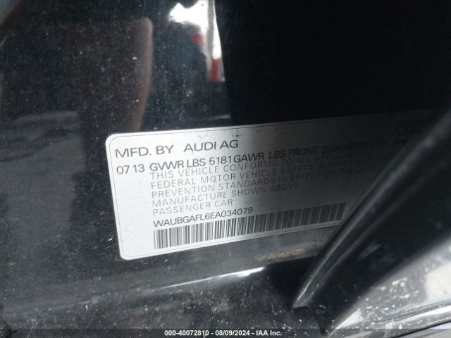WAUBGAFL6EA034079 Audi S4 3.0t Premium Plus