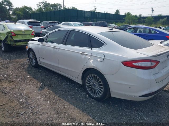 3FA6P0RU0ER329063 Ford Fusion Hybrid Titanium