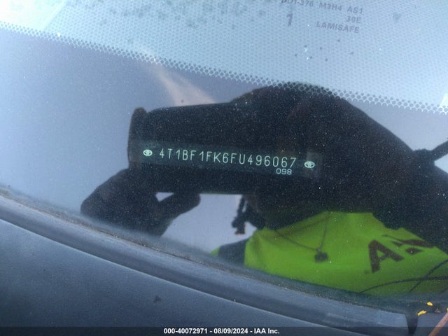 Toyota CAMRY SE 2015 4T1BF1FK6FU496067 Image 9