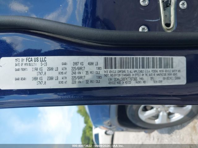 3C4NJDBB7KT787365 Jeep Compass Latitude 4x4